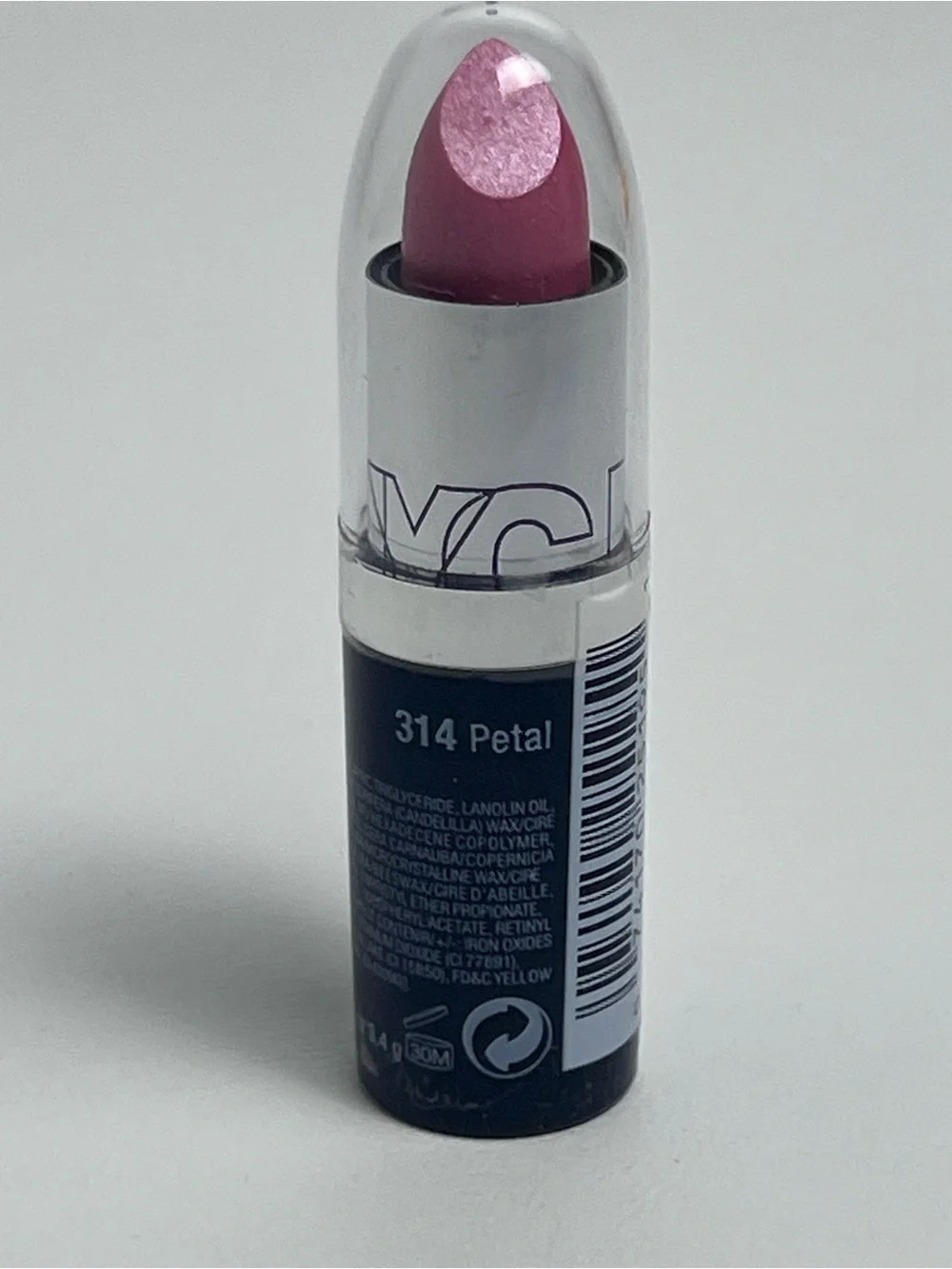 NYC New York Color Ultra Moist Lip Wear Lipstick Shade 314 Petal New Sealed